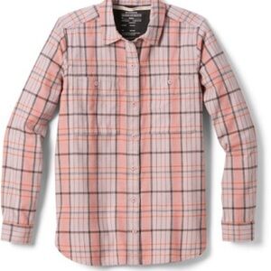 REI Wallace Lake Flannel Plaid Shirt, W’s size Medium